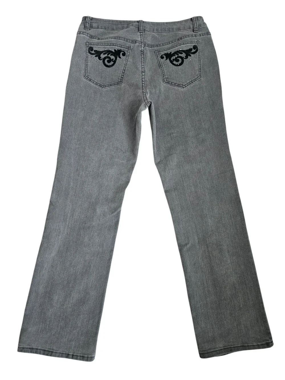 Christopher & Banks Lot Of 2 Women Straight Leg Jeans Sz 8 Casual Mature Classic